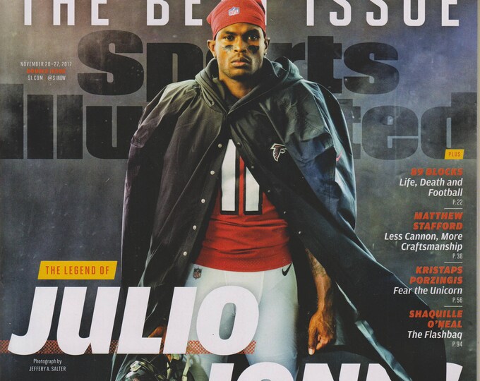 Sports Illustrated November 20-27,  2017 The Best Issue  - The Legend of  Julio Jones