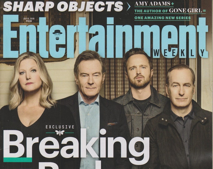 Entertainment Weekly July 6, 2018 Breaking Bad Reunion: Anna Gunn, Bryan Cranston, Aaron Paul and Bob Odenkirk