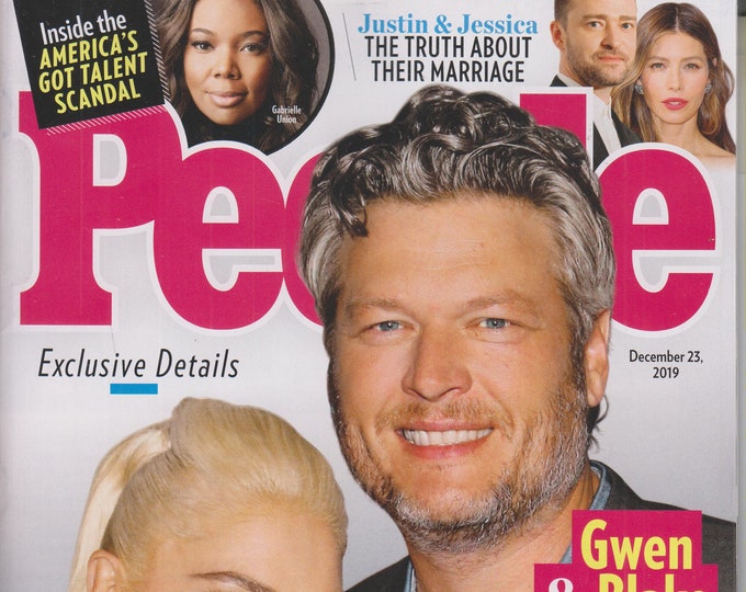People December 23, 2019 Gwen Stefani & Blake Shelton Ready to Wed  (Magazine: Celebrities)