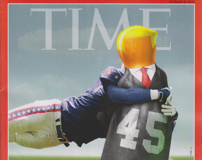 Time October 9, 2017 Donald Trump - Why He Always Bounces Back, Puerto Rico & Hurricane Maria (Magazine: News, Politics, Commentary)