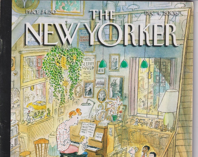 The New Yorker December 4, 2006 The Piano Lesson Cover, Countercultural Radio, Lou Dobb's Populist Crusade  (Magazine: General Interest)