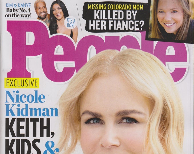 People January 21, 2019 Nicole Kidman: Keith, Kids  Finding Happiness  (Magazine, Celebrities)