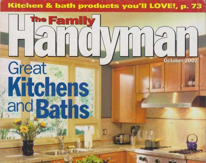 The Family Handyman October 2002 Great Kitchens and Baths (Magazine: DIY, Home Improvement)