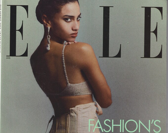 Elle August 2023 Imaan Hammam, Fashion's Next Wave  (Magazine: Fashion)