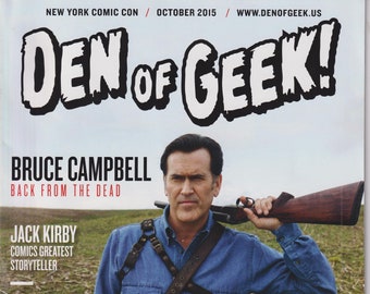 Den of Geek! October 2015 Bruce Campbell Back from the Dead (NY Comic Con Edition)