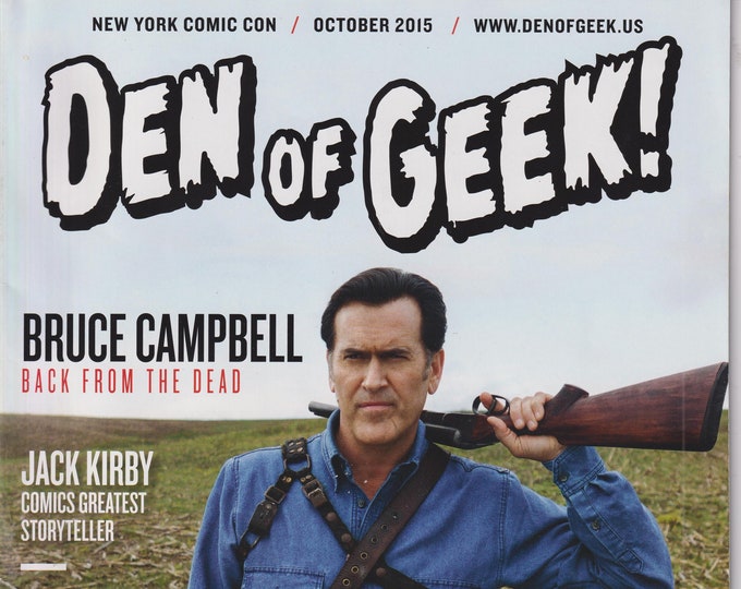 Den of Geek! October 2015 Bruce Campbell Back from the Dead (NY Comic Con Edition)