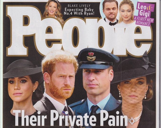 People October 3, 2022 The Royal Family, Blake Lively, Leo & Gigi  (Magazine: Celebrity)
