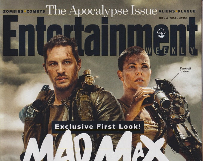 Entertainment Weekly July 4, 2014 Tom Hardy & Charlize Theron Mad Max (Magazine: Movies, Music, TV)