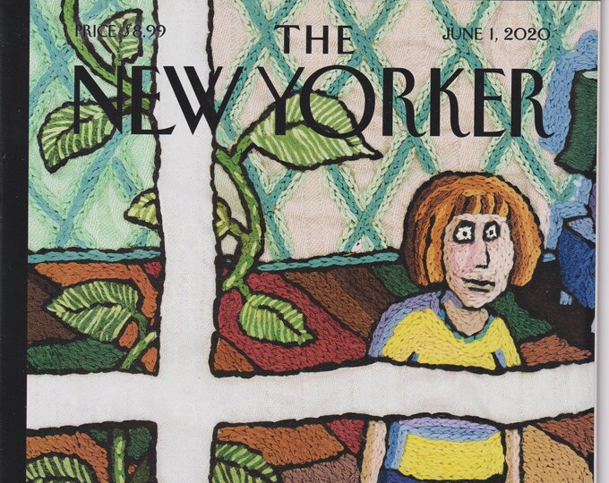 The New Yorker June 1, 2020 Lockdown Sampler Cover, The Empty Couch, Close Quarters, Lionel Shriver, (Magazine: General Interest)