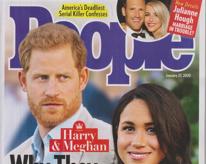 People January 27, 2020 Harry & Meghan Why They Walked Away  (Magazine, Celebrities)