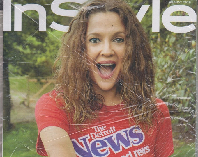 In Style August 2020 Drew Barrymore - Badass Women   (Magazine: Fashion)