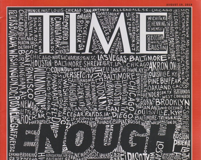 Time August 19, 2019 Enough. A Year of Gun Violence in America  (Magazine: Current Events, Nonfiction)