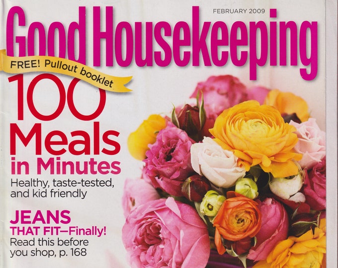 Good Housekeeping February 2009 100 Meals In Minutes   (Magazine: Home & Garden)