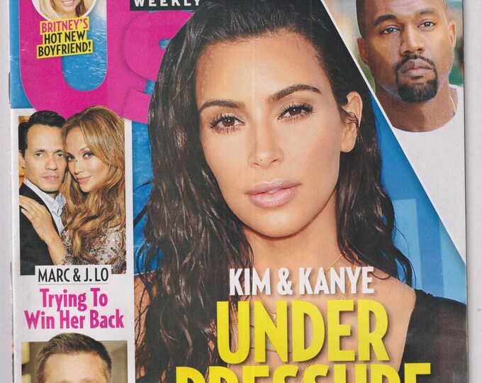 US Weekly December 12, 2016 Kim Kardashian, Kayne West, Marc Anthony, Jennifer Lopez, Brad Pitt (Magazine: Celebrity, Gossip)