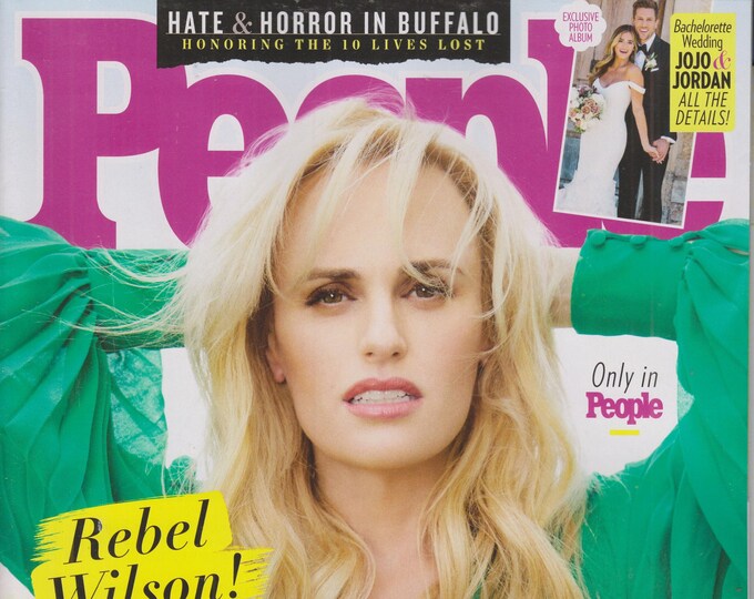 People May 30, 2022 Rebel Wilson,  Buffalo, Bachelorette Wedding (Magazine: Celebrity)