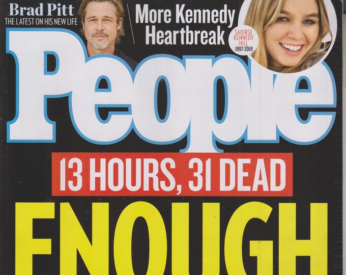 People August 19, 2019 Enough 13 Hours, 31 Dead  (Magazine: Celebrities)