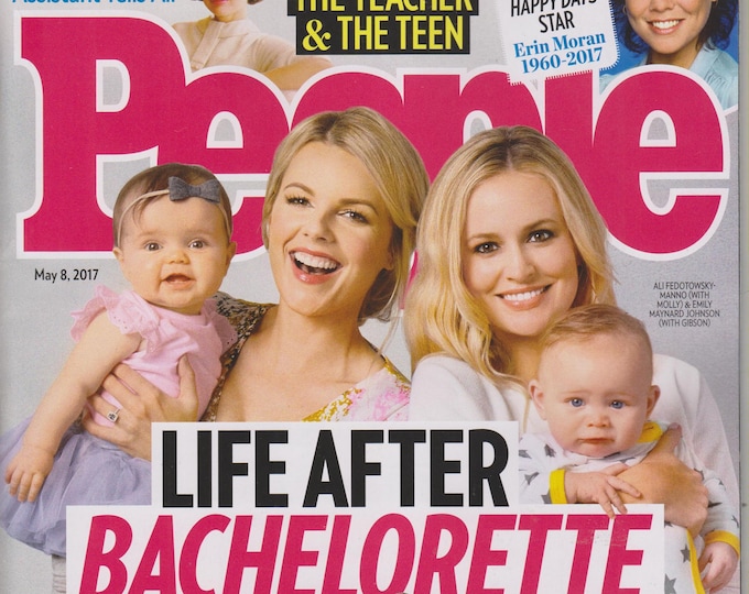People May 8, 2017 Life After Bachelorette, Jackie Kennedy Onassis, Erin Moran, Teacher & The Teen (Magazine: Celebrities, General Interest)