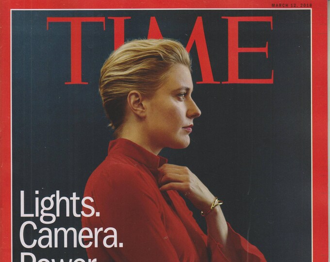 Time March 12, 2018 Greta Gerwig How Women Are Redirecting Hollywood, Billy Graham's Religious Empire, Moral Majority (Magazine: Commentary)