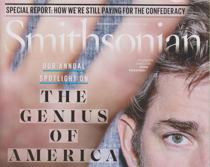 Smithsonian December 2018 Visionary Director John Krasinski - The Genius of America 2018