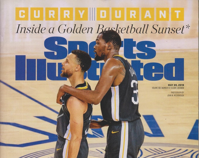 Sports Illustrated May 20, 2019 Steph Curry and Kevin Durant  Inside a Golden Basketball Sunset  (Magazine: Sports)