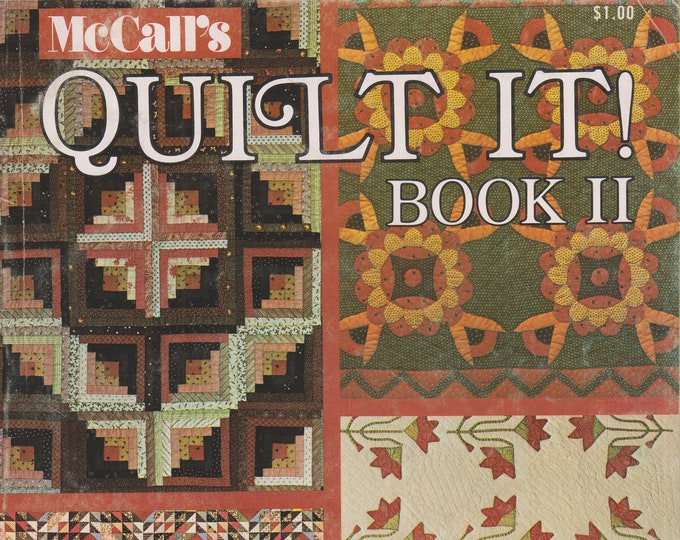 McCall's Quilt It! Book II  - Quilts, Pillows, Hangings, Fashions (Magazine: Quilting) 1974