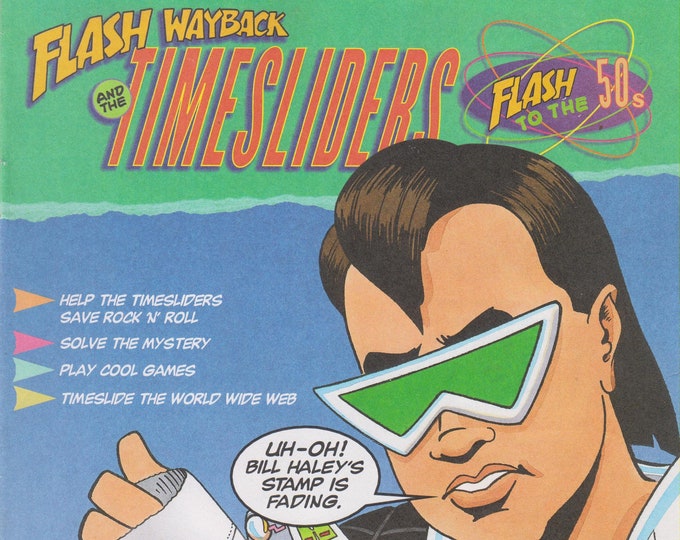 Flash Wayback and the Timesliders Flash to the '50s (Magazine: Children's,  Activity, 1950's)  1998