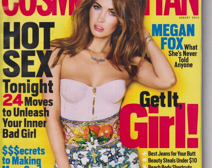 Cosmopolitan August 2014 Megan Fox, Get It Girl! (Magazine:  Lifestyle, Women's)