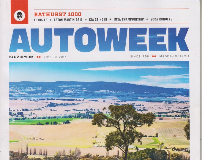 Autoweek October 30, 2017 Bathurst 1000 (Magazine: Automobiles. Cars, Auto Racing, Auto Shows)