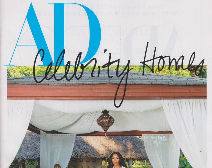 Architectural Digest Celebrity Homes Naomi Campbell, Kendall Jenner, Daveed Digges, Hillary Duff, Misty Copeland  (Magazine: Home Decor)