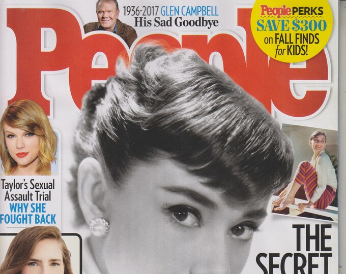 People August 28, 2017 The Secret Life of Audrey Hepburn (Magazine: Celebrity, General Interest)