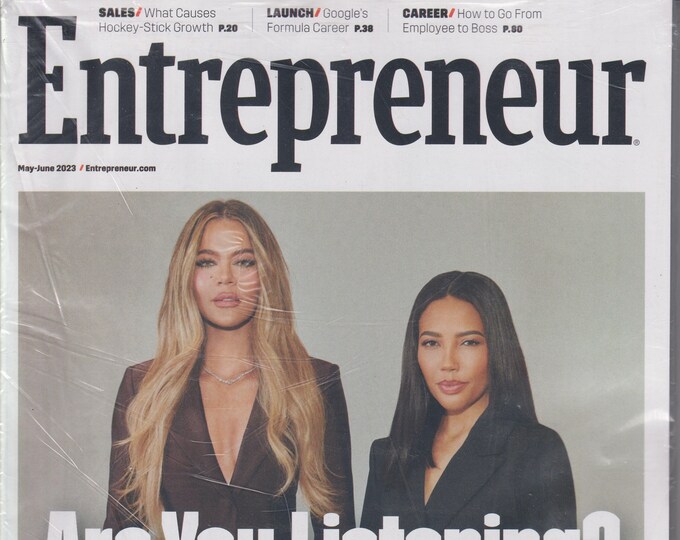 Entrepreneur May June 2023 Khloe Kardashian and Emma Grede (Magazine: Business)