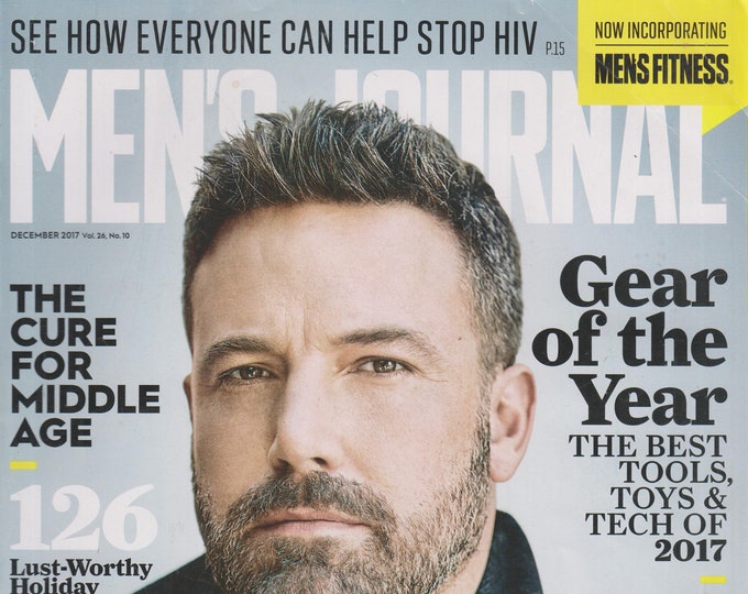 Men's Journal  December 2017 Ben Affleck - Batman is Back (Magazine: Men's)