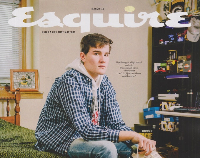 Esquire March  2019 An American Boy (Magazine: Men's, General Interest)