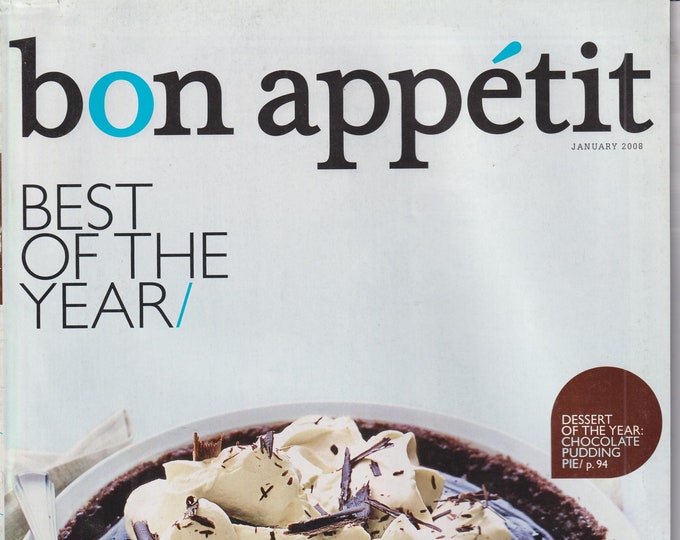 Bon Appetit January 2008 Best of the Year  (Magazine: Cooking, Recipes)