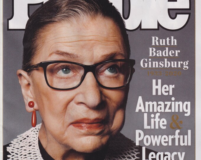 People October 5, 2020 Ruth Bader Ginsburg - Her Amazing Life & Powerful Legacy  (Magazine, Celebrities)