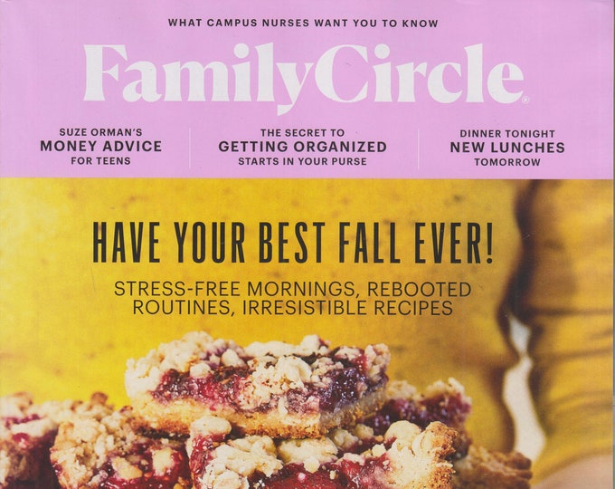 Family Circle September 2019 Have Your Best Fall Ever!   (Magazine: Home & Gardening) 2019