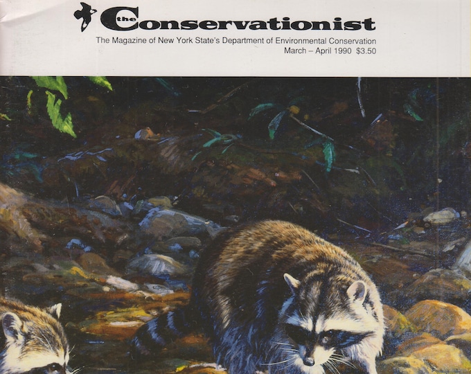 The Conservationist March April 1990 Earth Day; The Lynx, Thomas Hirata; Woodchucks (Magazine: Conservation, Nature)