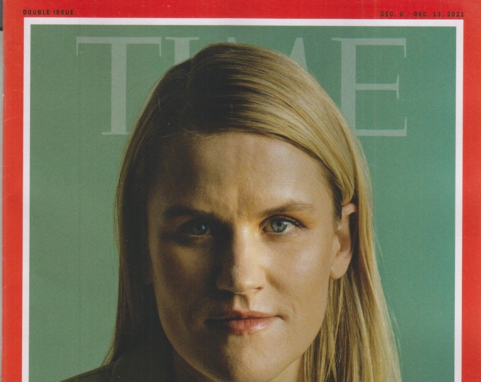 Time December 6-13. 2021 Frances Haugen - The Making of a Whistleblower  (Magazine: Current Events, News)