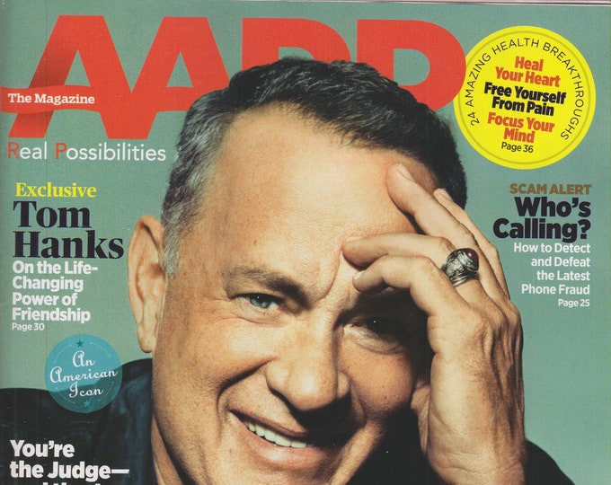 AARP October/November 2019 Tom Hanks on the Life-Changing Power of Friendship (Magazine: General Interest)