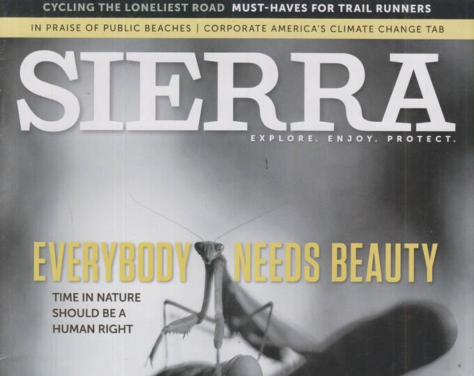 Sierra May June 2019 Everybody Needs Beauty, Public Beaches, Cycling, Climate Change (Magazine: Nature, Conservation