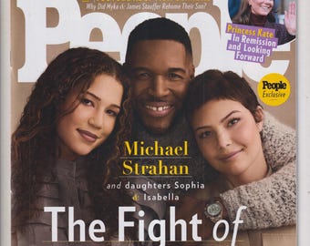 People February 3, 2025 Michael Strahan, Princess Kate, YouTube Adoption Scandal, (Magazine: Celebrity, Gossip)