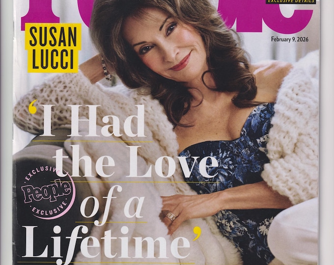 People February 9, 2026 Susan Lucci, Jennifer Aniston, Beckham Family (Magazine: Celebrity, Gossip)