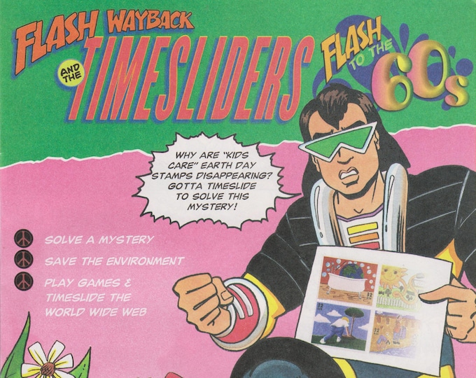 Flash Wayback and the Timesliders Flash to the '60s (Magazine: Children's,  Activity, 1960's)  1998