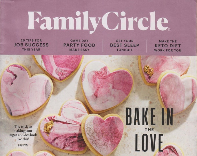 Family Circle February 2019 Bake in Love (Magazine, Home & Gardening) 2019