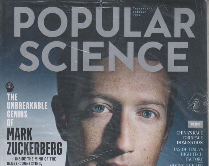 Popular Science September October 2016 The Unbreakable Genius of Mark Zuckerberg (Magazine: Science & Technology)