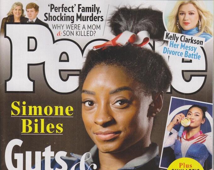 People August 16, 2021 Simone Biles Guts & Glory  (Magazine: Celebrity, General Interest)