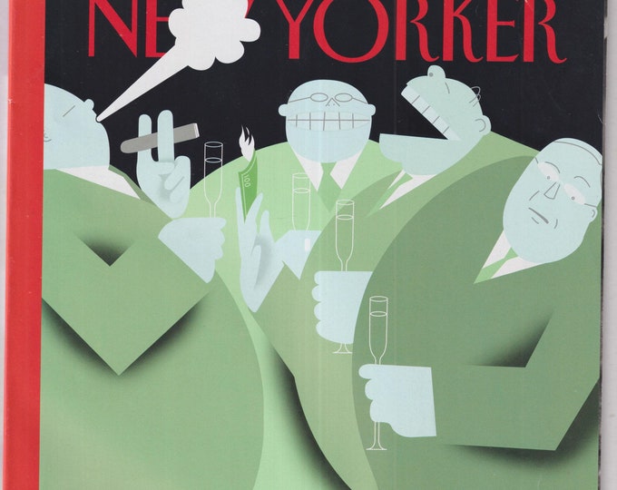 The New Yorker October 22, 2018 Fat Cats Cover, Google, Cryptocurrency, The Money Issue (Magazine: General Interest)