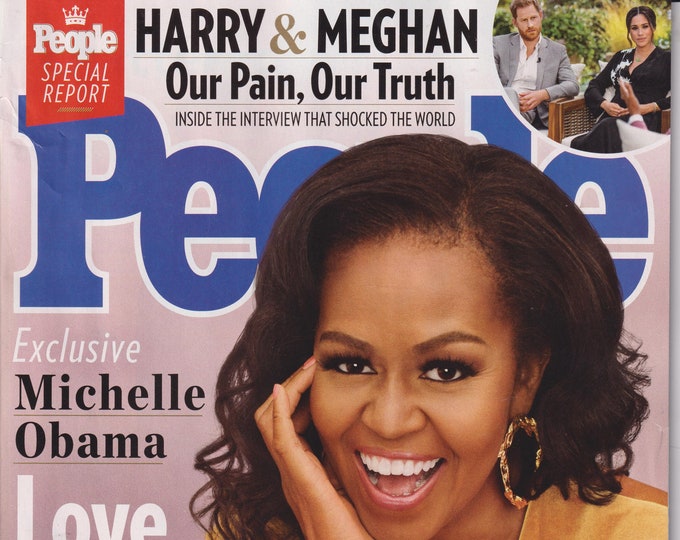 People March 22, 2021 Michelle Obama Love, Family & What I Know Now  (Magazine: Celebrity, General Interest)