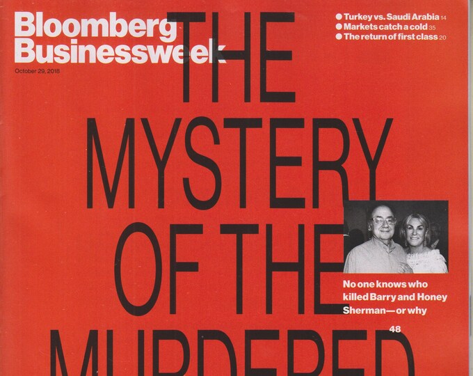 Bloomberg Businessweek  October 29, 2018 The Mystery of the Murdered Billionaires