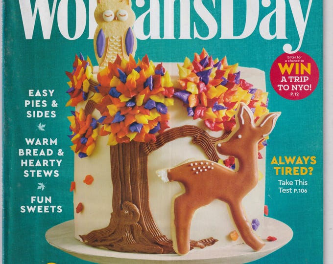 Woman's Day November 2017 Happy Thanksgiving! 31 Fall Recipes (Magazine: Home & Garden)